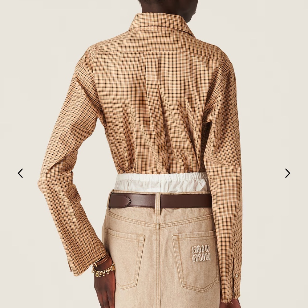 Miu miu Checked Shirt - Picture 3 of 6